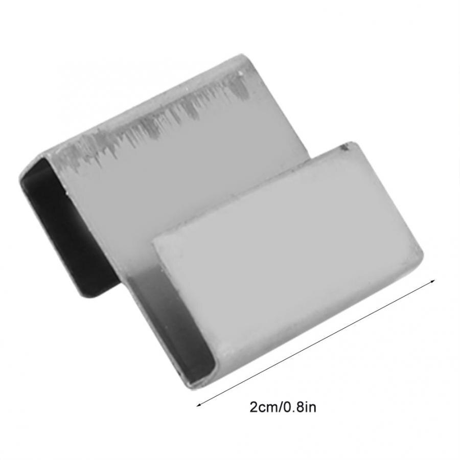 Pince de fixation de cadre en verre Durable, Clips en acier inoxydable pour serre-cadre en verre, support à main courante en verre réglable, 50 pièces