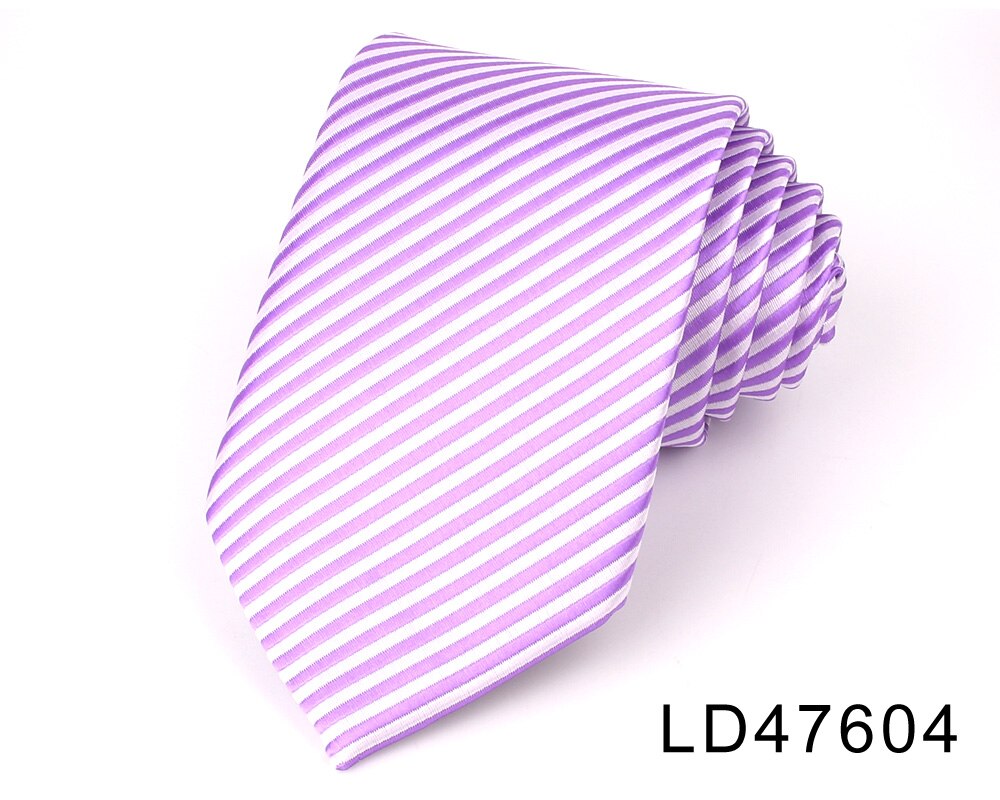 Corbatas delgadas a rayas para hombre y mujer, corbata de trajes informales de Color sólido, corbata para boda, negocios, de novio: LD47604