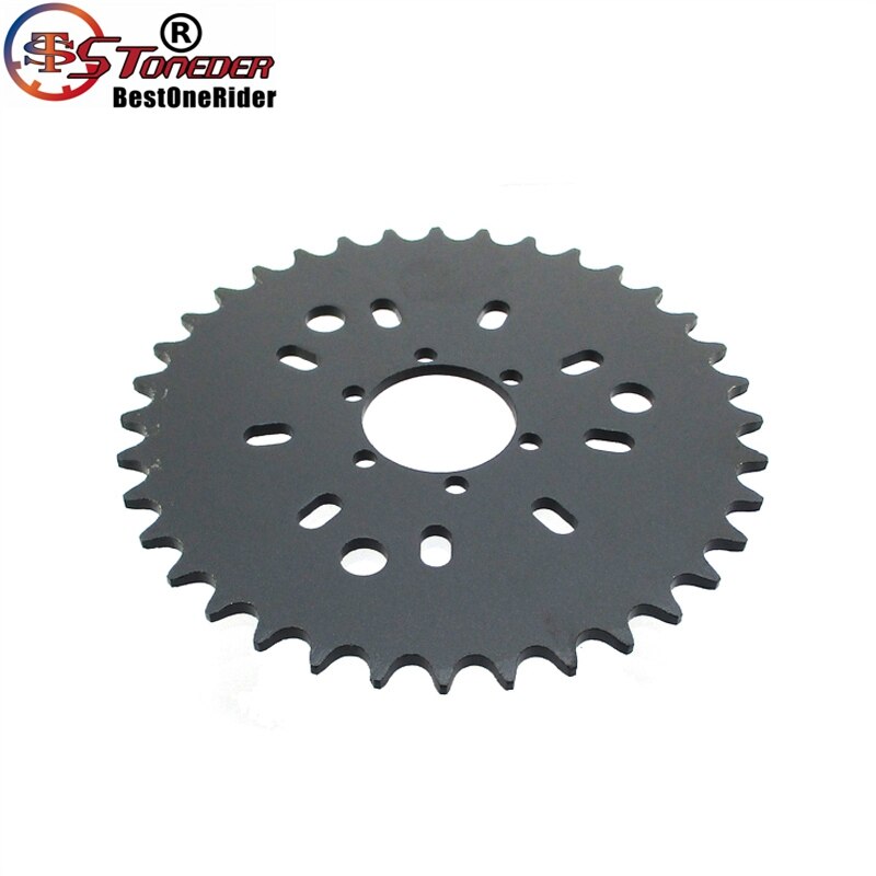 STONEDER 415 Type 6 Hole 36T Rear Chain Sprocket For 49 50 60 80cc Motorized Bicycle Push Bike