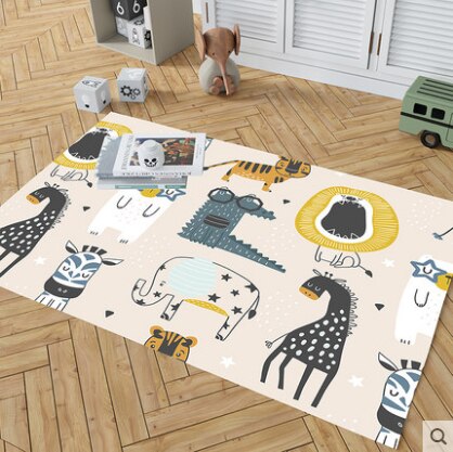 Baby Speelmatten Kinderen Kruipen Tapijt Vloerkleed Baby Beddengoed Konijn Deken Katoen Gamepad Kinderen Kamer Decoratie: 2