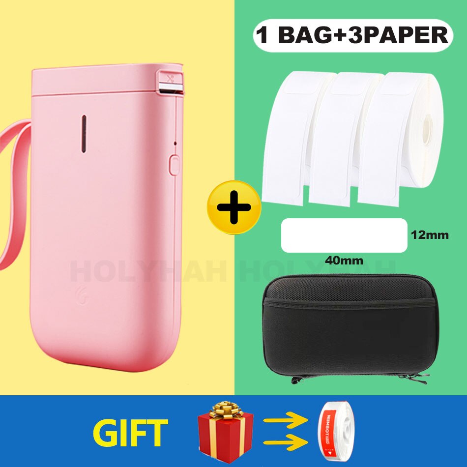 Niimbot D11 Mini Portable Thermal Label Printer Pocket Tape Sticker Label Maker For Mobile Android iOS Phone