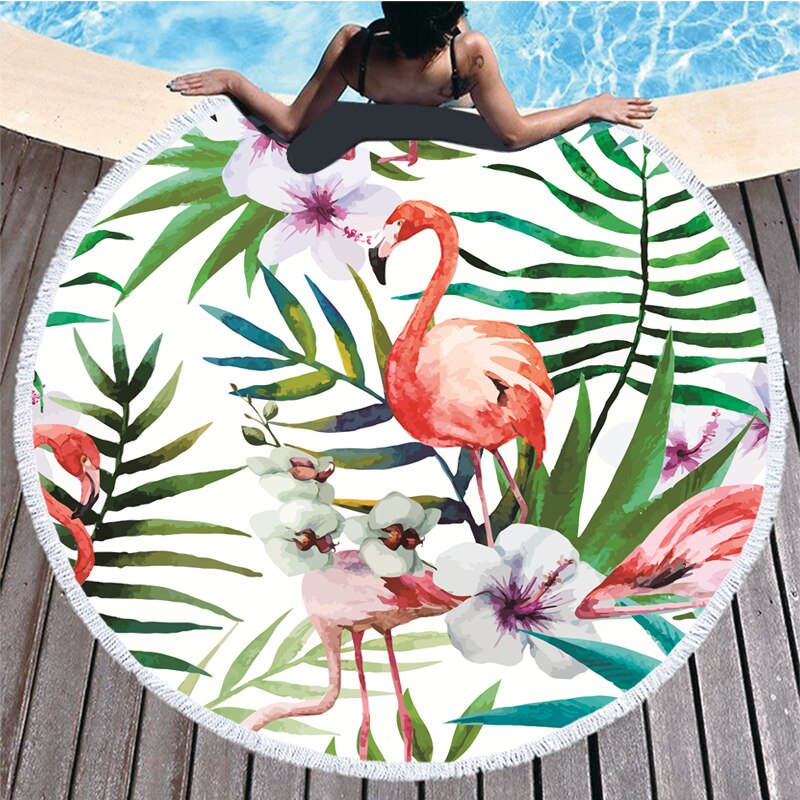 Watercolor Flower Beach Towels Recznik Plazowy Bath Towels for Adults Toalla Microfibra Havlu Toalla Playa Grande Telo Mare