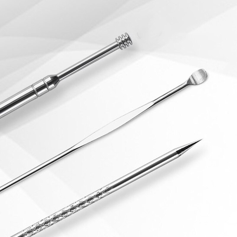 21 Pcs Manicure Set Kit Ear Pick Utility Nail Clipper Stainless Steel