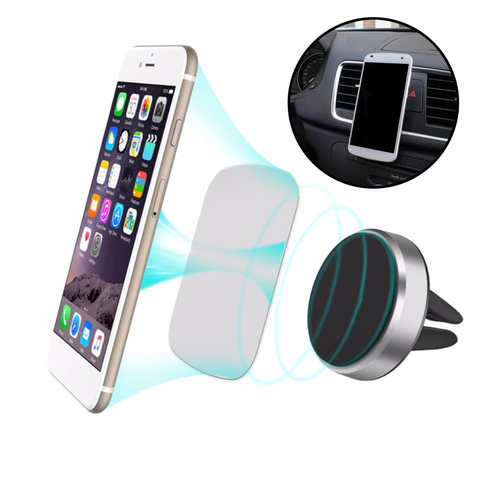 MALUOKASA Universele Auto Houder Voor iPhone 6 7 Air Vent Mount Magnetische Auto Telefoon Houder Stand Voor Samsung Huawei Auto GPS Beugel