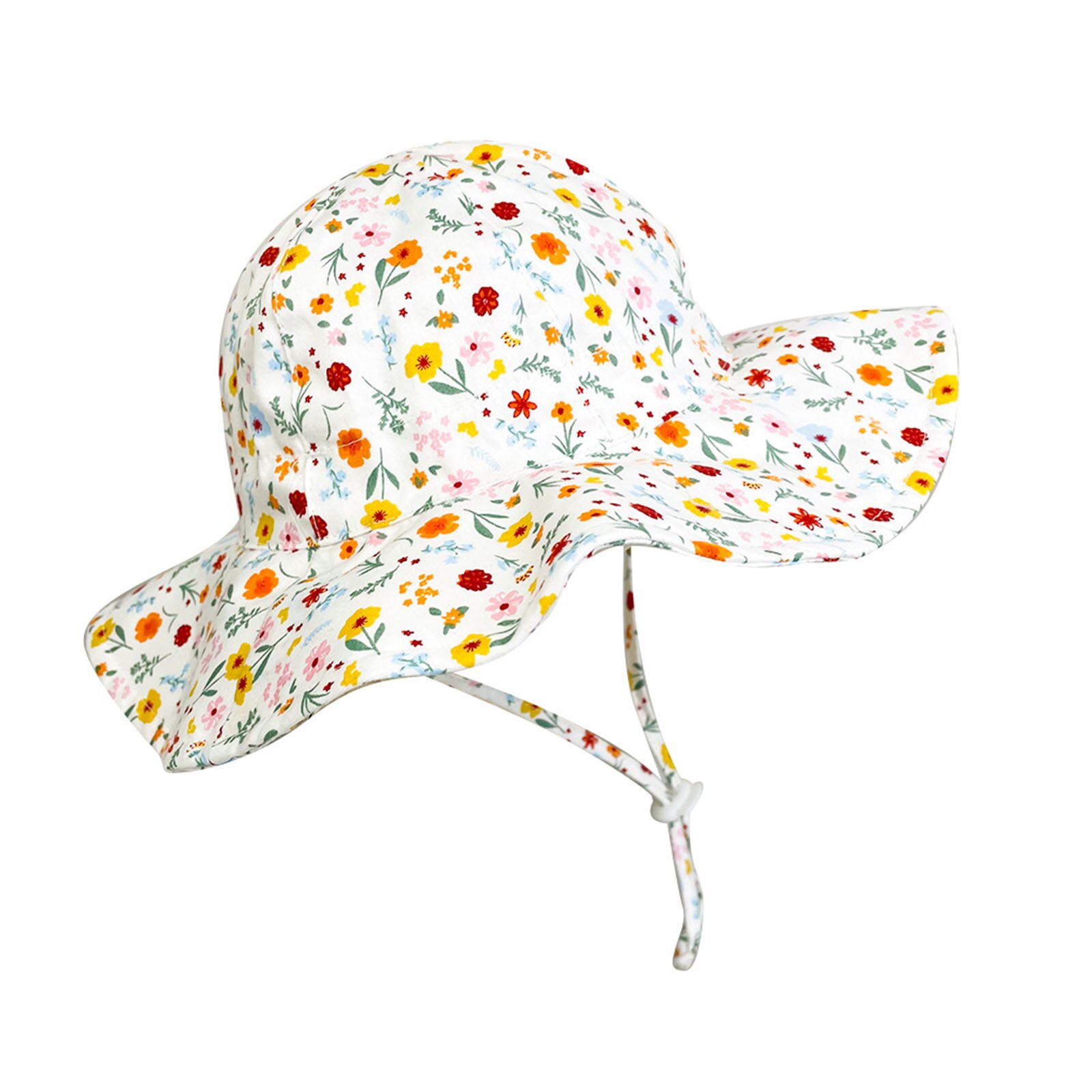 Fashsiualy Bloemen Baby Zon Hoeden Peuter Kids Baby Jongens Meisjes Bloemen Dier Zonnebrandcrème Cap Baby Hoed Emmer Cap