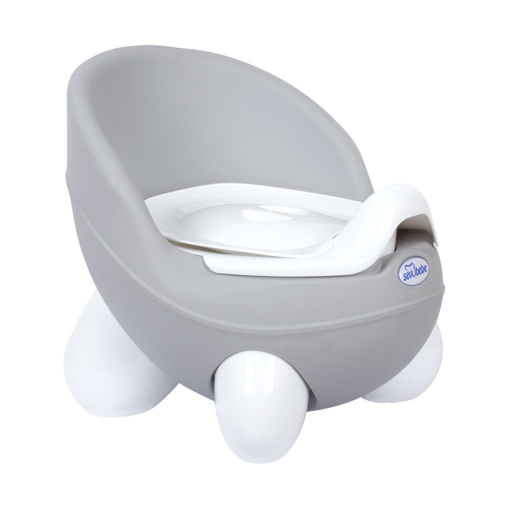 Gray-White Color Cute Potty