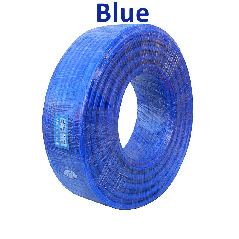 1 metro 8mm 6mm 4mm 10mm 12mm 14mm 16mm tubo de manguera tubo de aire tubo neumático de Gas plástico PU OD 8x5mm 12x8 10x6,5mm 6x4 4x2,5mm: Azul / 1 / 4 pulgadas