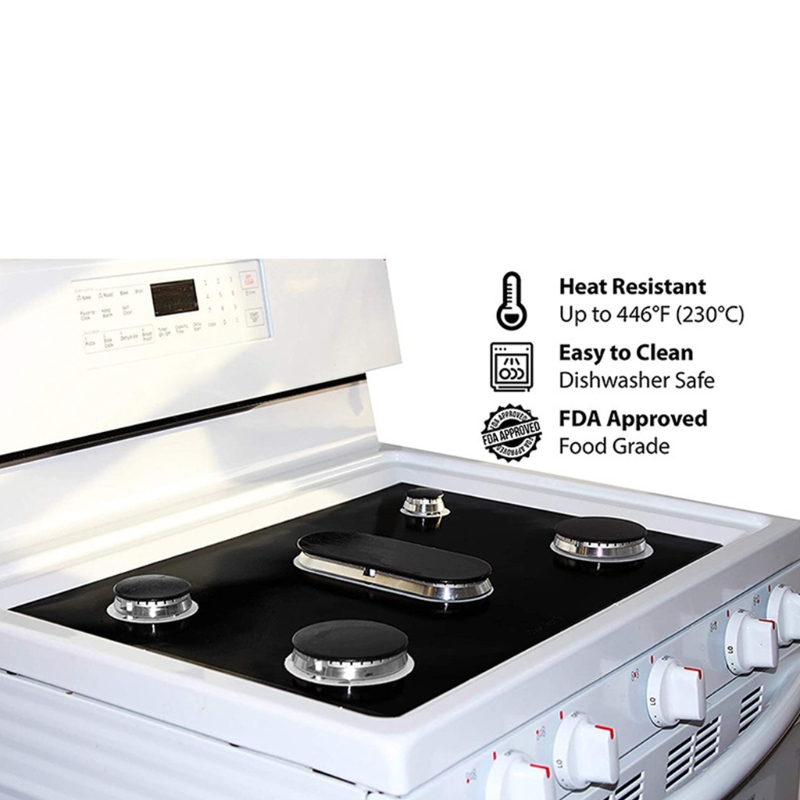 XXFA Stove Cover Stove Top Protector Compatible with Samsung Gas Stove Reusable Mat Cooker Covers Non-Stick Stove Liner Kitchen