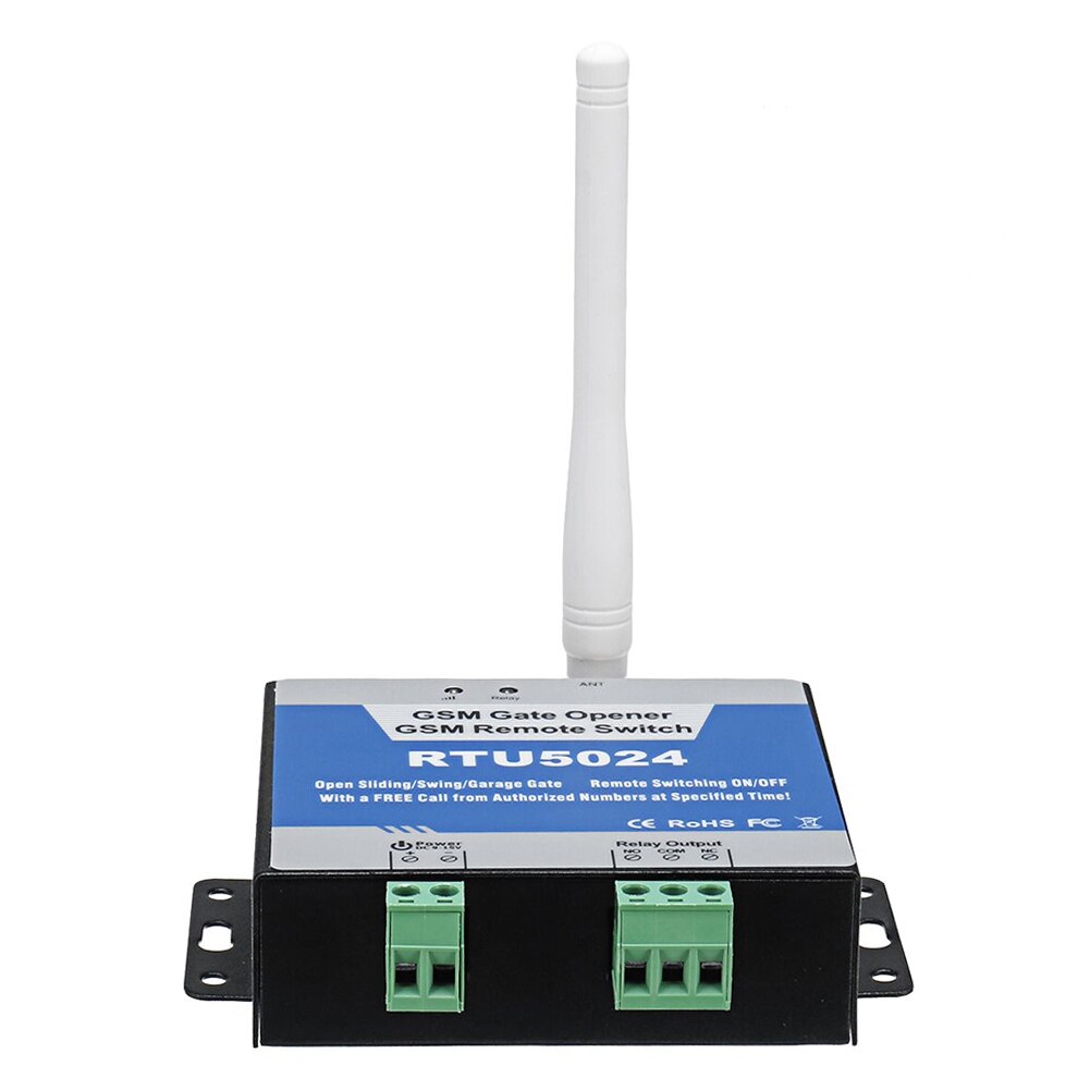 Rtu 5024 rtu 5035 gsm grindöppnare reläomkopplare trådlös fjärrkontroll antenn dörråtkomstbrytare gratis samtal 850/900/1800/1900 mhz