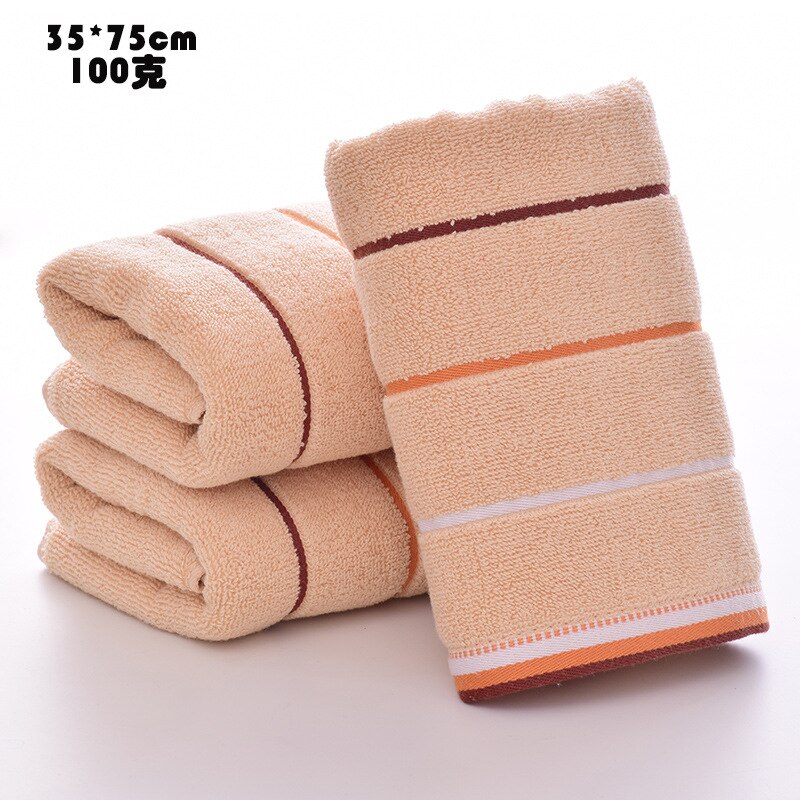 35*75cm Face Towel Adult Soft Terry Absorbent Quick Drying Body Hand Hair Bath Towels Washbasin Facecloth Bathroom Towels: Colour5    1pcs / 35x75cm