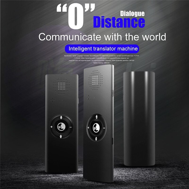Portable Mini Intelligent Voice Translator 40 Language Translator Bluetooth Wireless Two-way Real-time Voice For Travel Business