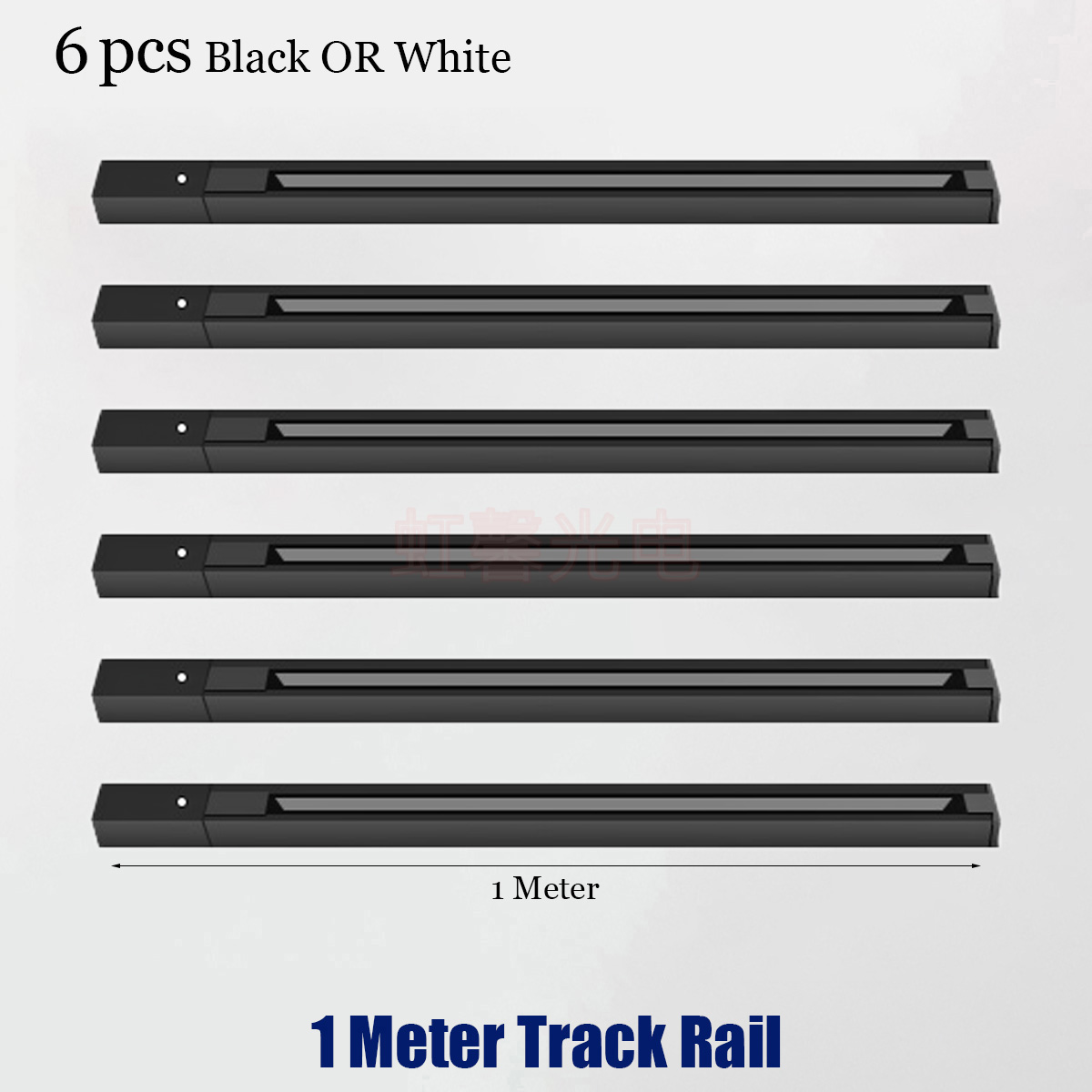 Aluminium 0.5M 1M Track Rail 2 Wire Systeem Led Track Lichten Rail Universal Rail Connector Circuit Rails Voor led Spoor Spots