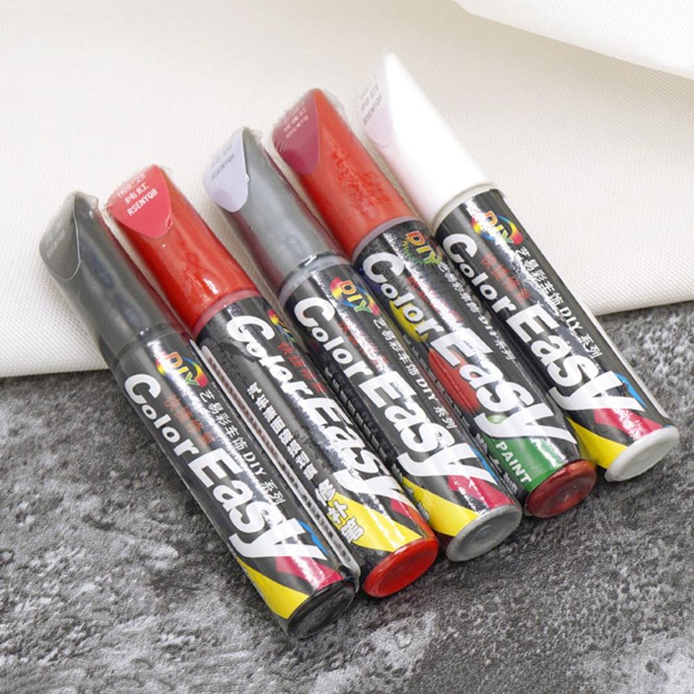 Bil special touch up penna pärlvit röd svart silver billack yta för att repa reparation lack reparation skönhetsverktyg