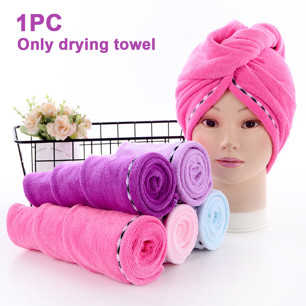 Quick Water Absorption Enlarge Practical Wrap Turban Bath Microfiber Time Saving Cap Thickened Drying Towel Showering Non Slip