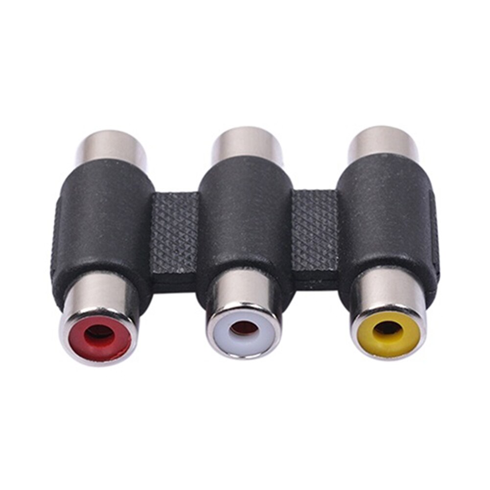3 AV Audio Video Female to Female Coupler Adapter Extension Cable Component ERO