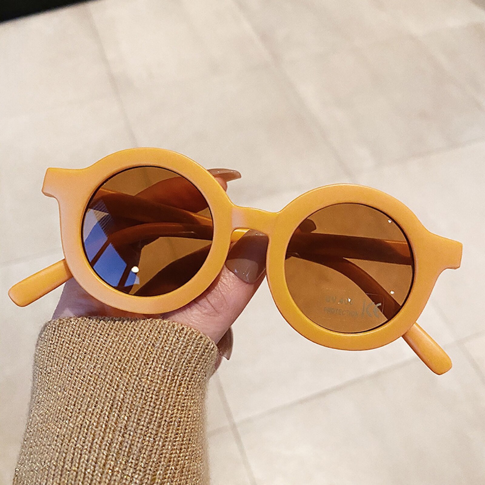 Enfants Garçons Filles Lunettes de Soleil Brillant Verres UV400 Protection