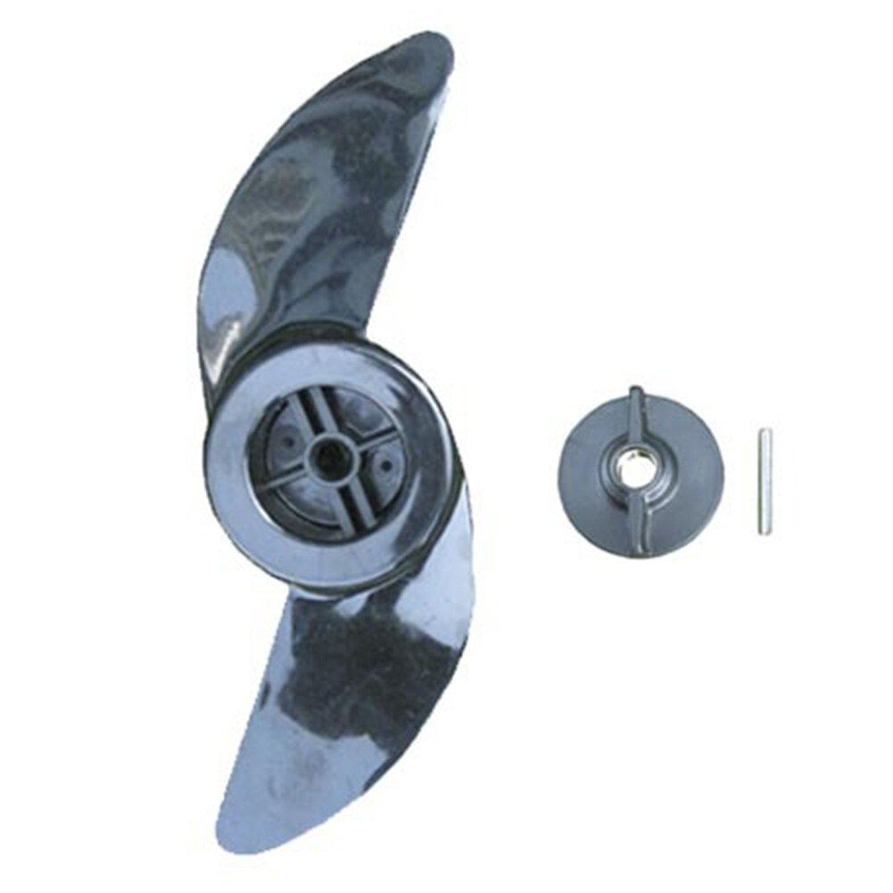 Hélice de Canoa Kayak de 2 aspas, Motor eléctrico de bote de pesca, hélices, excelente mano de obra, larga vida útil