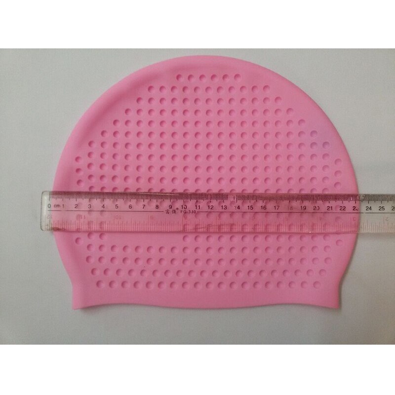 100% Silicone Swimming Cap Men Women Unisex Swim Pool Swimming Caps Non-toxic High Elastic Free Size Adults Surfing &amp; Diving Hat