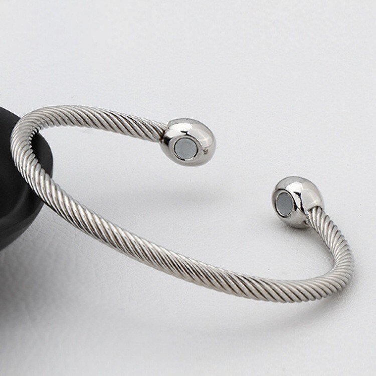 Vintage pure copper Magnetic bracelet bangle Solid Copper bracelet Healing Healthy Energy Power bracelet Twisted Chain for women