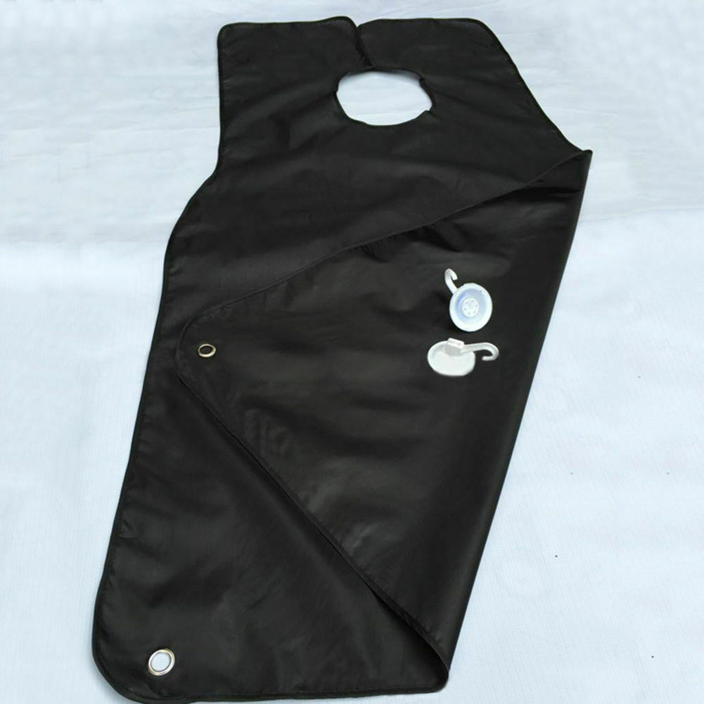 Delantal para el cuidado de la barba, babero de Bata impermeable, babero de baño