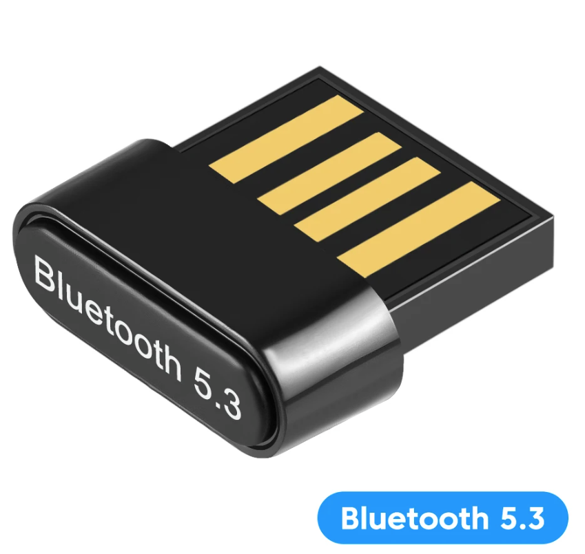 USB Bluetooth 5.4 Adapter Audio Dongle Adapter Mini USB Wireless Receiver/Transmitter For PC/Laptop Driver Free For Win10/11: Dark Brown