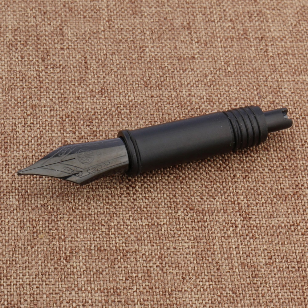 HongDian 1850 Series writing adaptation Spin Black titanium Fountain Pen nib
