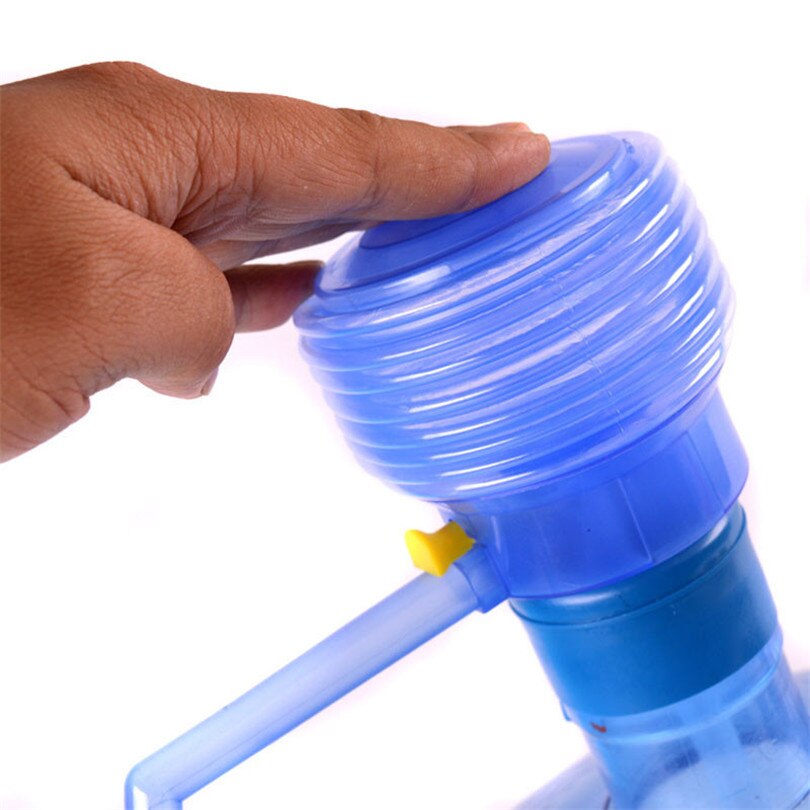 Bærbar drikkevand på flaske håndpresse aftageligt rør innovativ vakuumhandling manuel pumpedispenser  #3 d 21