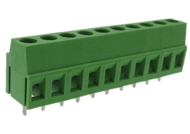 JM128L-5.08-2p3p que se puede empalmar, 5,08mm, bloque de terminales verde de bajo nivel, enchufe recto, placa de soldadura, tipo tornillo