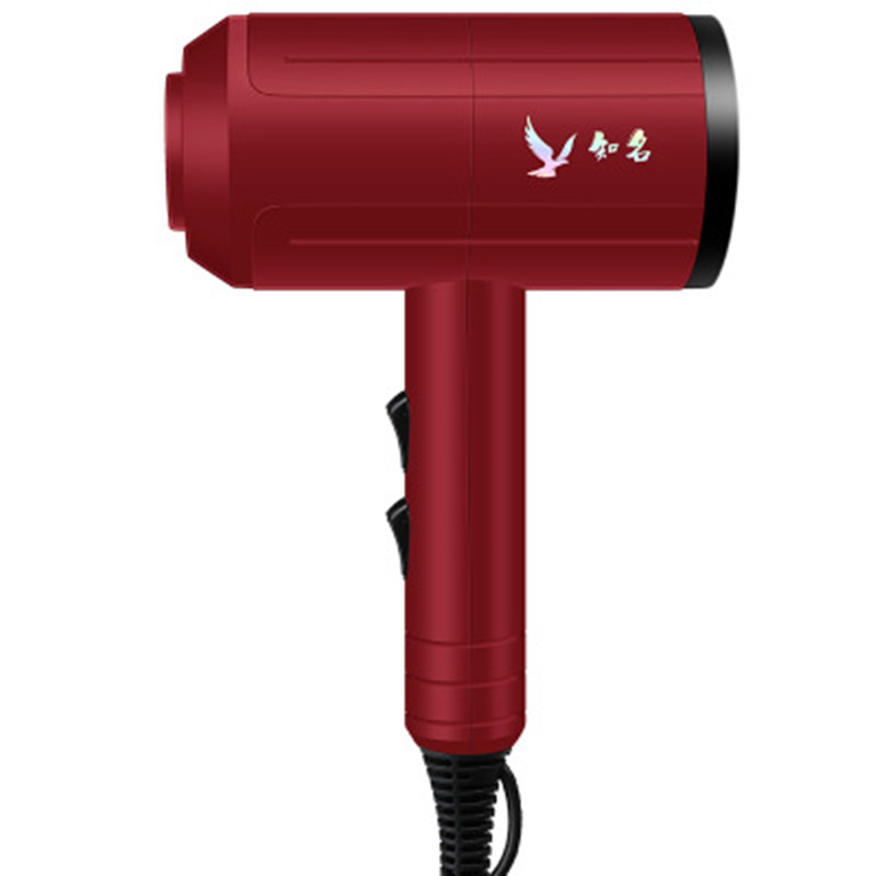 Hair Dryer Strong Wind Hair dryer Salon Dryer &amp;Cold Wind Negative Ionic Hammer Blower Dry Electric Hair dryer: Red  With box / US