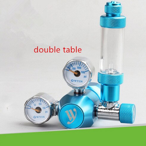 1 piece 220v CO2 decompression table CO2 regulator single table/double table/single solenoid/double solenoid/single table 2 out