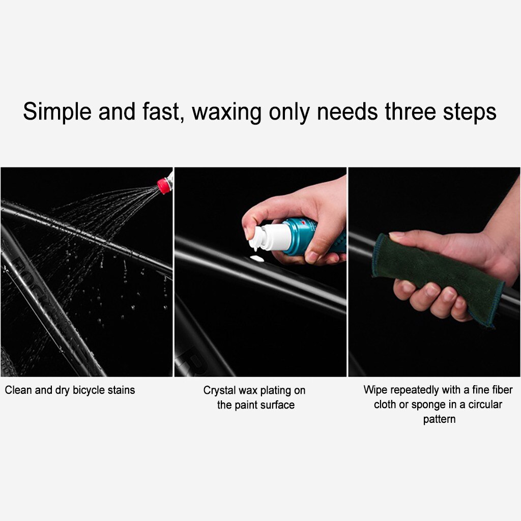 Bicycle Protect Paint Crystal Coating Liquid Spray Hydrophobic Wax Paint Care Crystal Protective 80ml Nursing Spray Paint D3