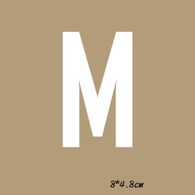 Strijken Stickers Witte Letters Warmteoverdracht Ijzer Op Transfers Voor Kleding Applique Thermische Sticker Op Kleding Thermo Patches: Transparant