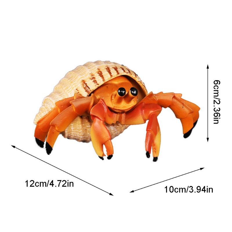 Zee Lifes Heremietkreeft Model Speelgoed Simulatie Figure Educatief Speelgoed Voor Kids Heremietkreeft Model