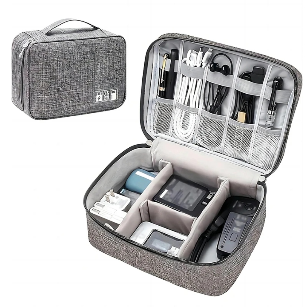 Torba do przechowywania kabli Wodoodporny cyfrowy organizer na akcesoria elektroniczne Przenośny podróżny organizer na kable do wtyczki ładowarki USB