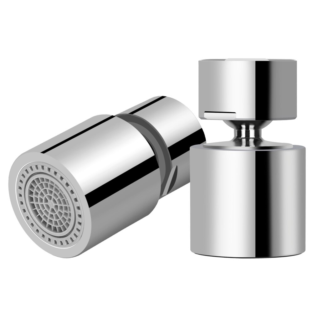 2-Flow Splash-Proof Waterbesparende Filter Waterzuivering 360-Graden Keukenkraan Beluchter Water Tap Nozzle waskolf
