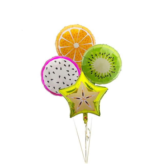 Hawaii tema folie ballonger vannmelon ananas jordbær frukt ballonger sommerfest bursdag dekorasjon helium luft globos: Stil -4