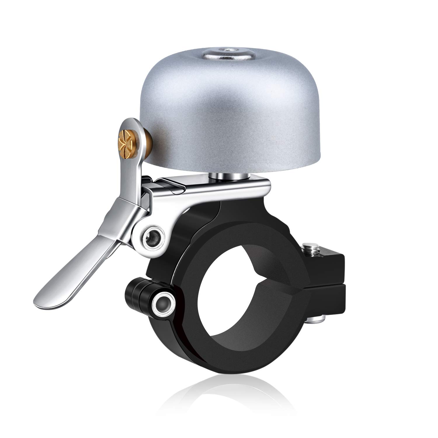 Greallthy Bike Bell Bicycle Horn Mountain Bike Road Bike Can Use Bicycle Accessories Adults And kids Can Use Bike Bell: Silver Small