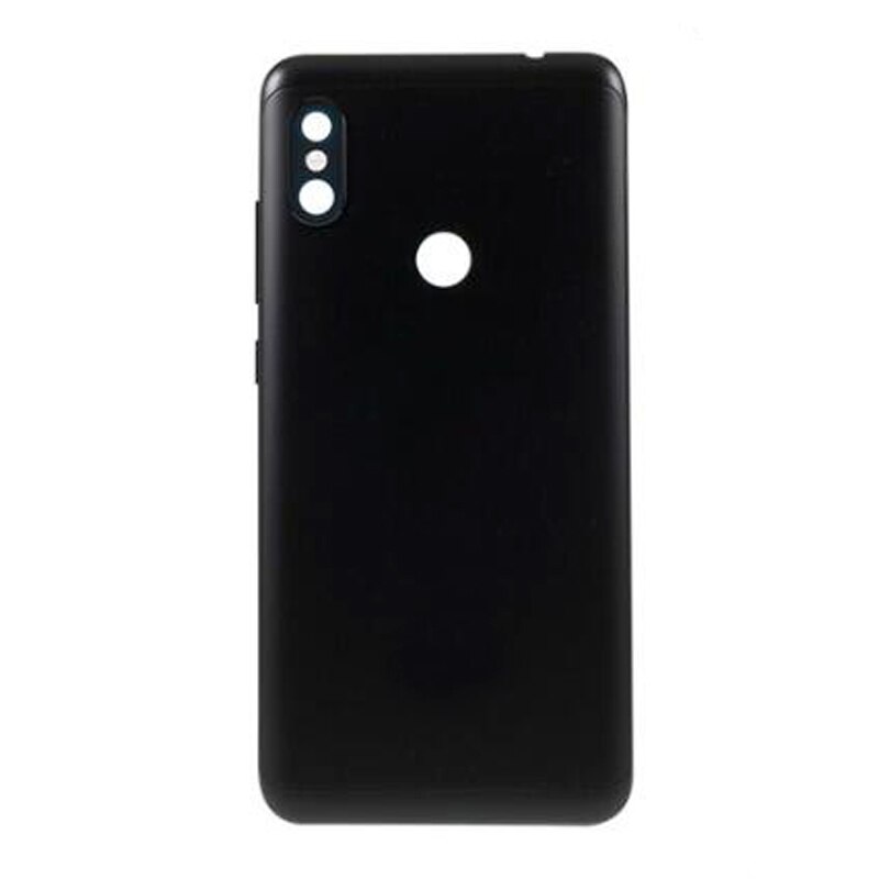 Coque de remplacement pour Xiaomi Redmi Note 5 Pro Note 6 Pro, couvercle de batterie avec autocollant adhésif: Note 6Pro Black