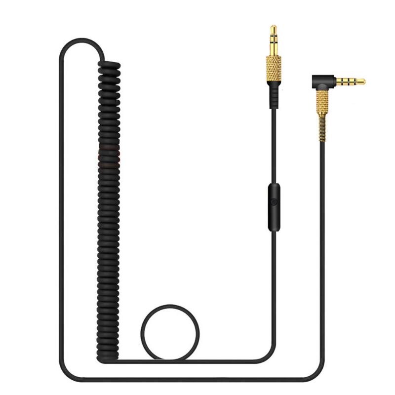Udskiftning fjederkabel ledning linje til marshall major  ii 2 monitor bluetooth hovedtelefoner uden mikrofon med enkelt knap: 1