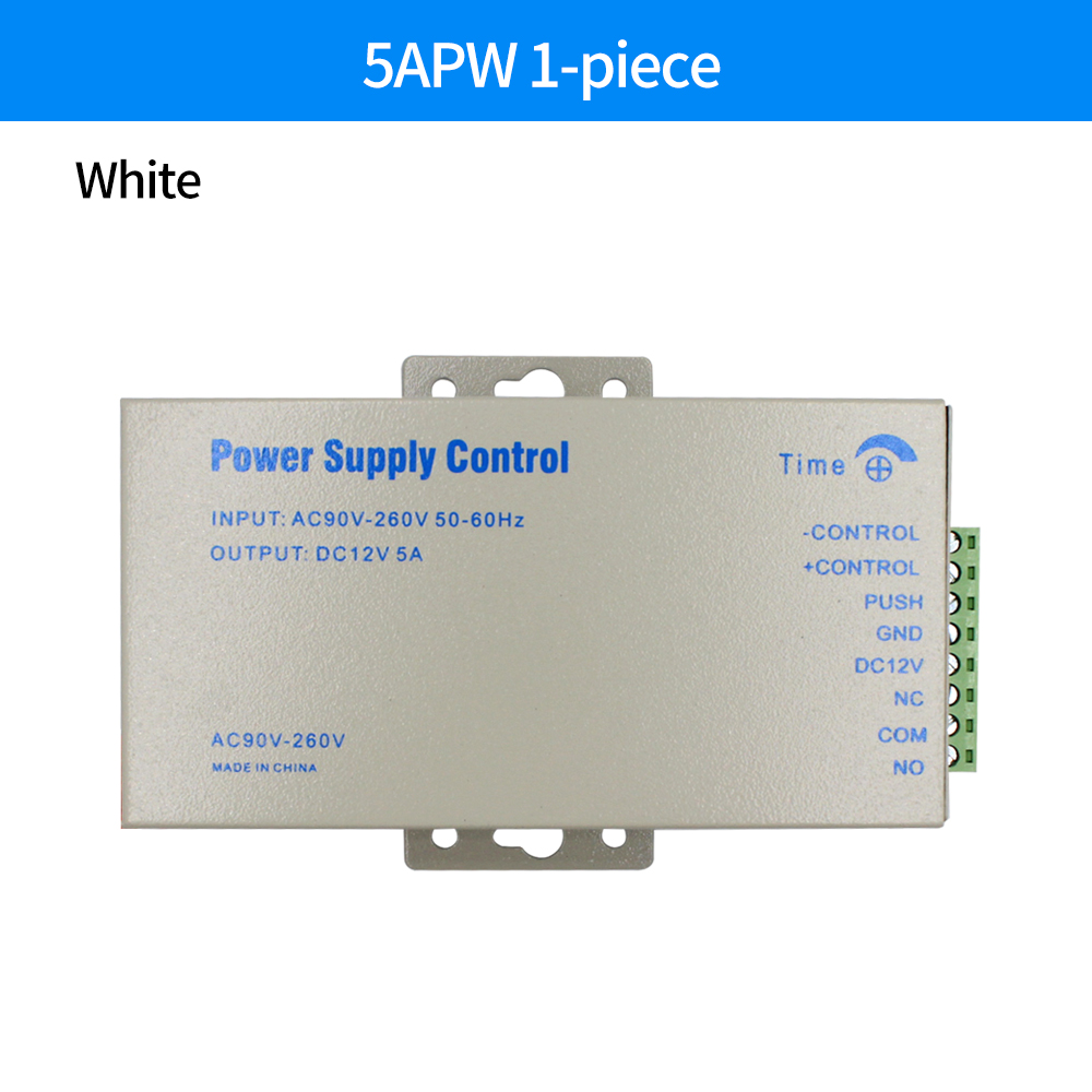 DC 12V Access Control Power Supply Switch 5A Output AC 110V-240V Input Power Source Supplier Adapter for Video Intercom System: army green