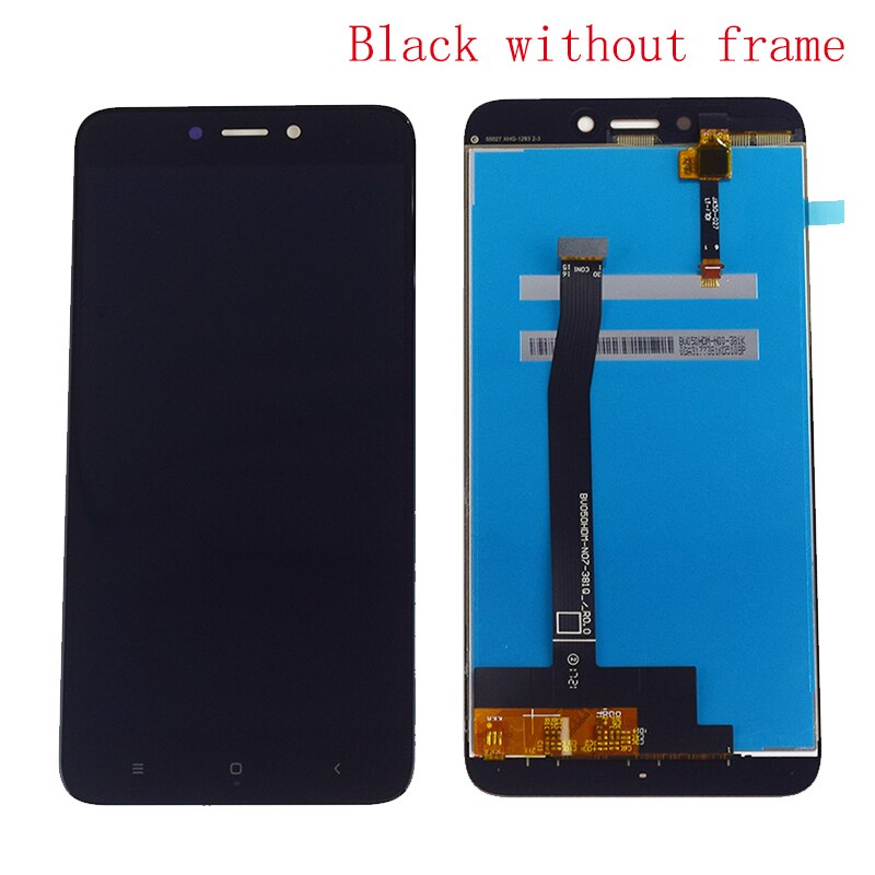 5.0 "Lcd Voor Xiaomi Redmi 4X Lcd-scherm Touch Screen Met Frame Digitizer Vervanging Voor Xiaomi Redmi 4X Display 4X Pro Lcd: Black no frame