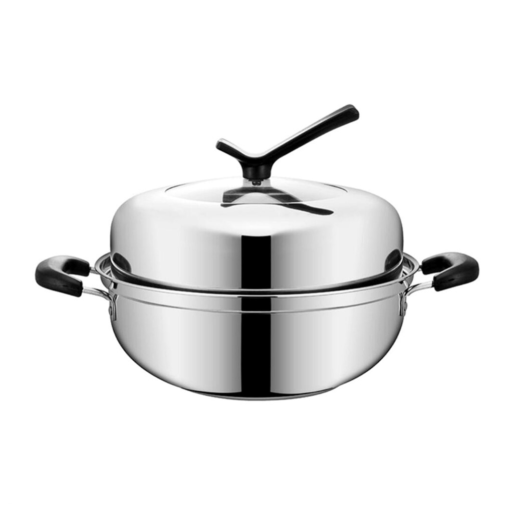 Stainless Steel Pactical Vegetable Meat Fish Multi Food Steamer Cooker: Option 1