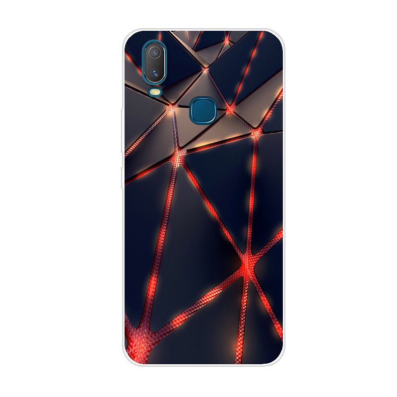 Funda de telefono para Capa VIVO Y11 Funda trasera de silicona para Funda VIVO Y11 suave cubierta de TPU flor