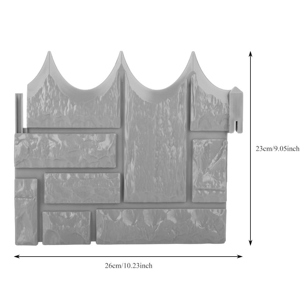 6Pcs Outdoor Garden Landscape Fencing Bed Border Edging Fence Garden Decorative Animal Dog Barrier Fence Flower Fence