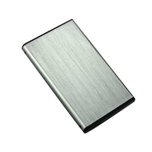 Portable USB 3.0 5Gbps 2.5inch SATA HDD Mobile Hard Disk Drive Case Box for PC: Silver