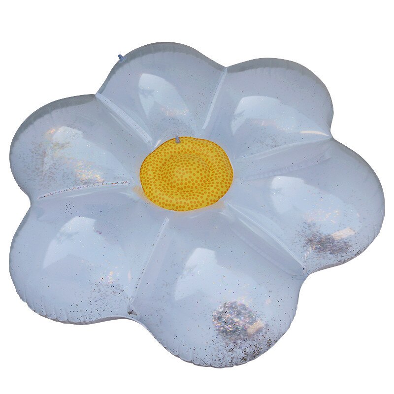 Neue sommer aufblasbare schwimm insel matt, Strand schwimmen Schwimmbad luft matratze bett, Festival Party schwimm spielzeug für Erwachsene freundlicher: Blume 160cm