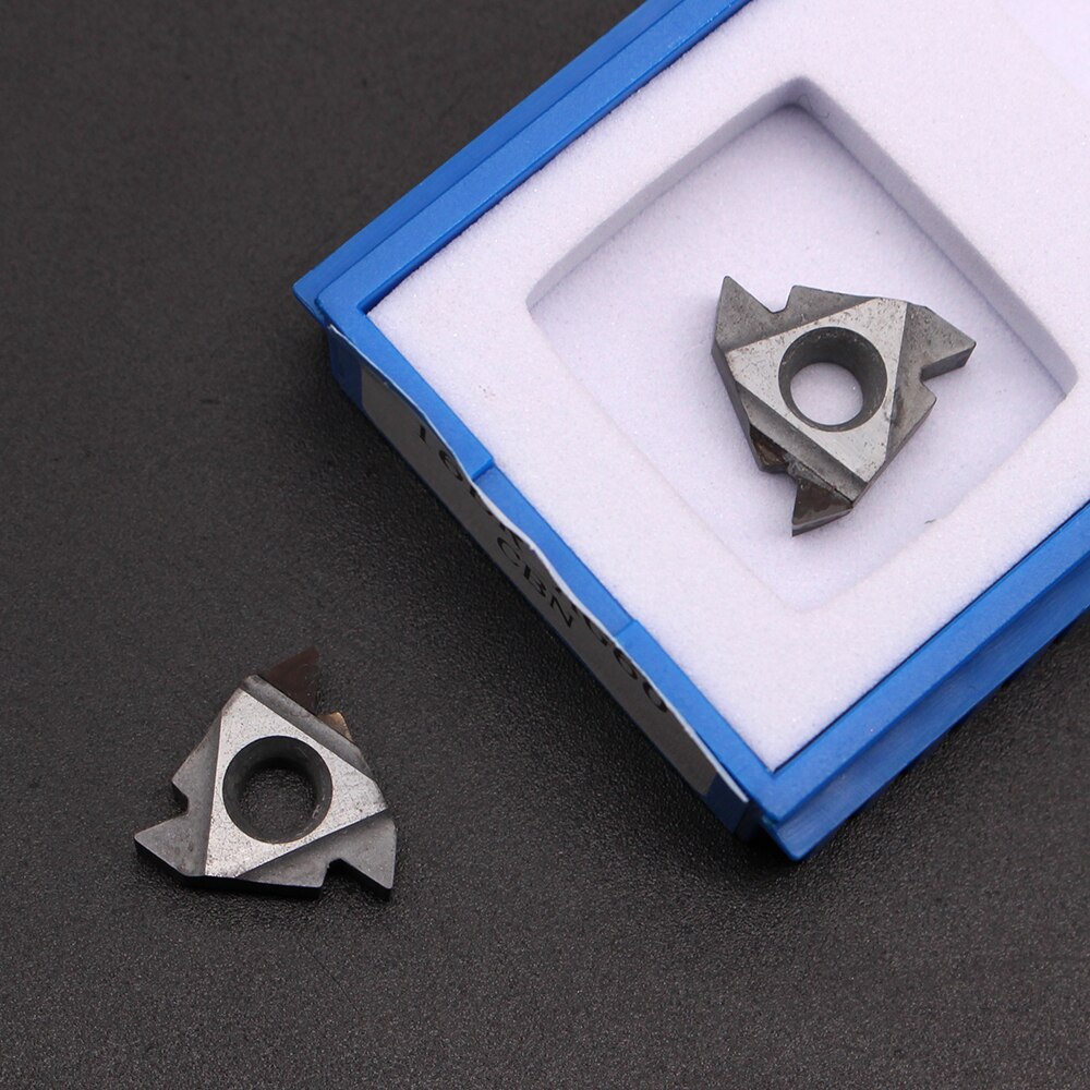 1PC Diamond Internal External Threaded Cutter Insert Threading Tool CBN Carbide Turning Lathe cutter 16ER AG60 AG55