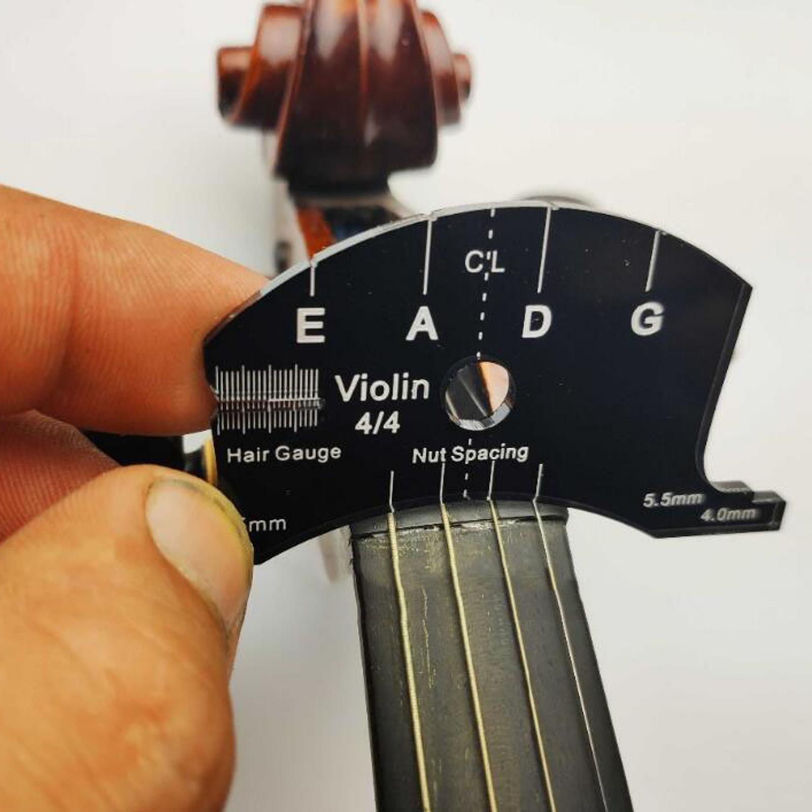 Rasqueta de diapasón para Viola, herramienta de referencia de reparación de plantillas multifuncionales para violonchelo, accesorios para violín, Viola, 1/2, 3/4, 4/4