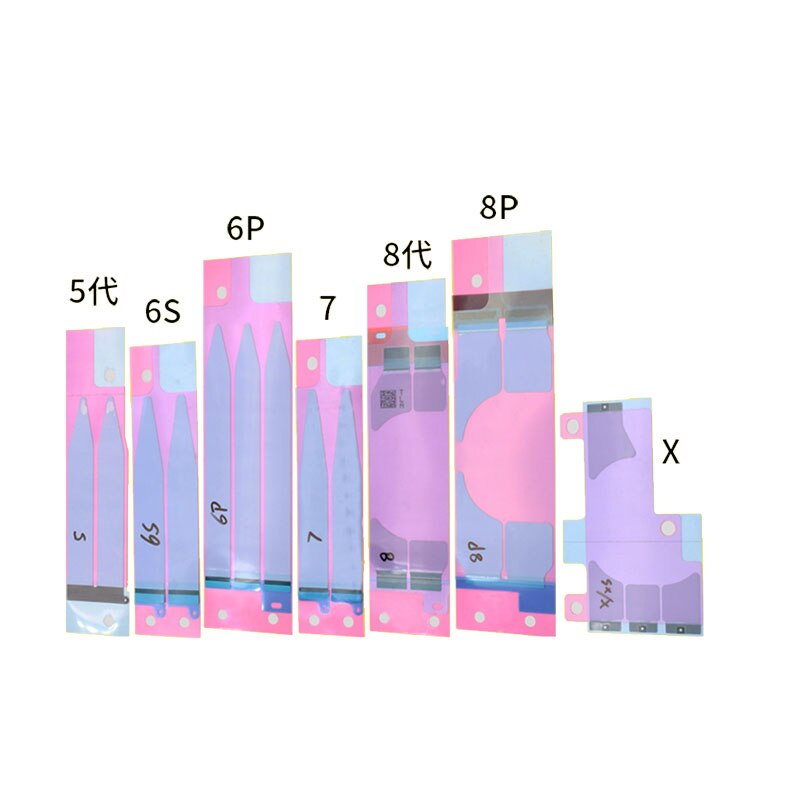 10 sztuk baterii naklejki samoprzylepne dla iphone 5S 5C 6 6S 7 8 Plus 3M podwójna taśma Pull iPhone X XR Xs XS Max 11 Pro Max baterii klej