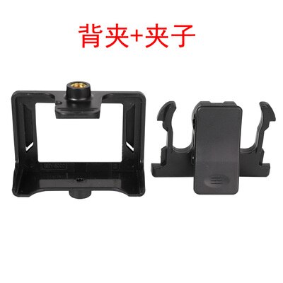 Beschermende Frame Case W/1/4 "Schroef gaten voor SJCAM sj4000 SJ9000 A8 EKEN H9 H9R Action camera Clip Behuizing Mount Accessoires: With clip
